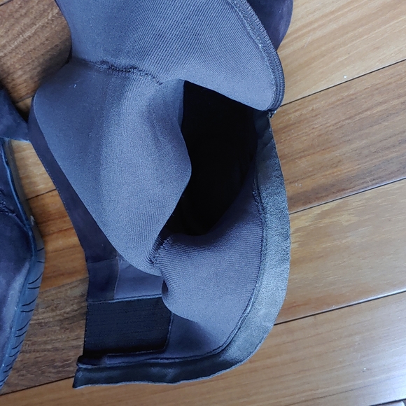 🔥Price Drop🔥🎉HP🎉Vaneli Dark Brown Suede Leather Tall Boots - Picture 8 of 9